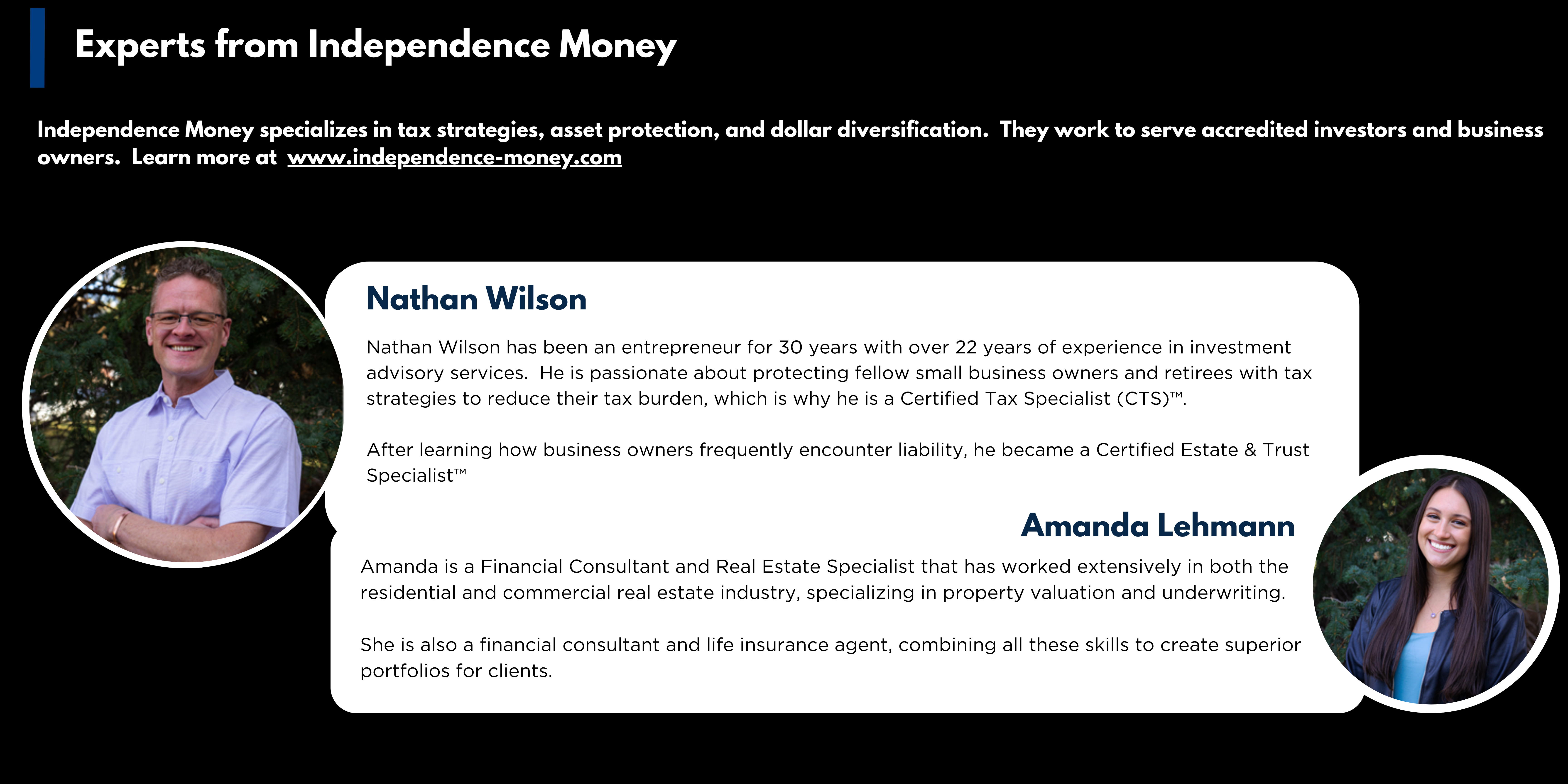 Nathan and Amanda - Independence Money